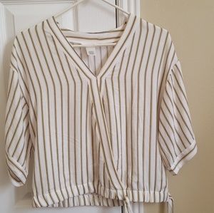 Hippie striped shirt.